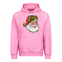 Fuchsia Pink santa with snow Urban Hoodie - RanaPortraitStore