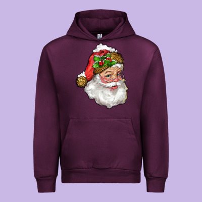 Santa With Snow Urban Hoodie Designed By Ranaportraitstore