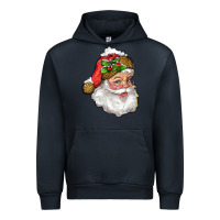 Navy santa with snow Urban Hoodie - RanaPortraitStore