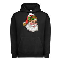 Pigment Black santa with snow Urban Hoodie - RanaPortraitStore