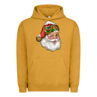 Pigment Peanut Butter santa with snow Urban Hoodie - RanaPortraitStore