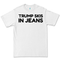 White trump skis in jeans Premium Tee - artisFamous
