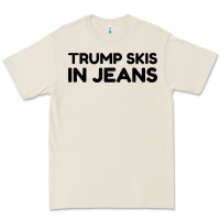 Bone trump skis in jeans Premium Tee - artisFamous