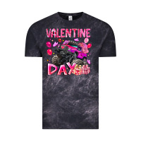 Cloud Black Valentine Day Vintage Tee - CowhideDigitalArt