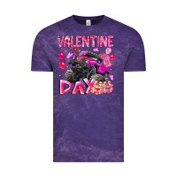 Cloud Purple Valentine Day Vintage Tee - CowhideDigitalArt