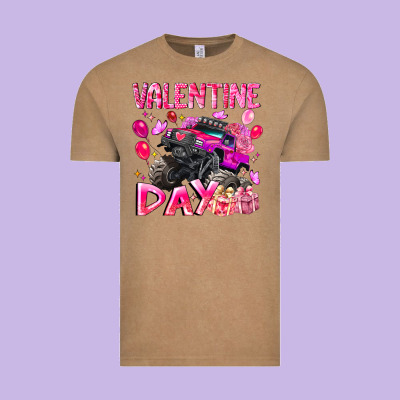 Valentine Day Vintage Tee Designed By Cowhidedigitalart