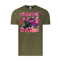 Vintage Olive Valentine Day Vintage Tee - CowhideDigitalArt