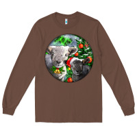 Chestnut christmas southdown baby sheeps Long Sleeve Tee - LillyAllenDesigns