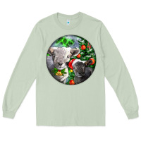 Matcha christmas southdown baby sheeps Long Sleeve Tee - LillyAllenDesigns
