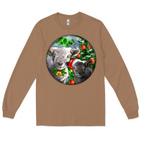 Toasted Coconut christmas southdown baby sheeps Long Sleeve Tee - LillyAllenDesigns