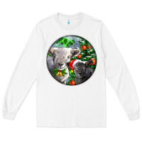 White christmas southdown baby sheeps Long Sleeve Tee - LillyAllenDesigns