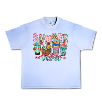 Grape Ice Summer Vibes Urban Heavy Tee - CowhideDigitalArt