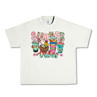 Pistachio Summer Vibes Urban Heavy Tee - CowhideDigitalArt
