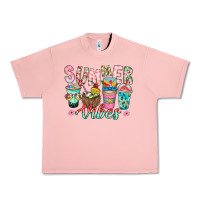 Salmon Summer Vibes Urban Heavy Tee - CowhideDigitalArt