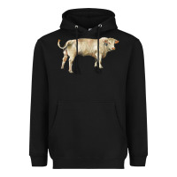 Black charolais bull Heavyweight Hoodie - RanaPortraitStore