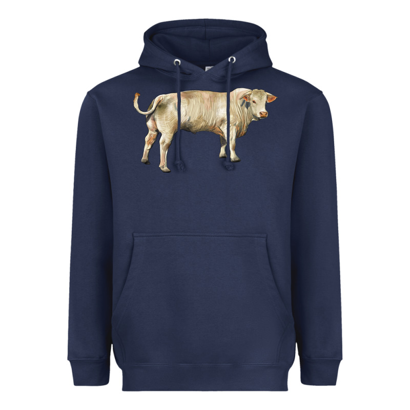 Charolais Bull Heavyweight Hoodie by RanaPortraitStore | Teevron