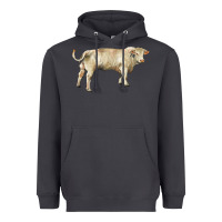 Smoke charolais bull Heavyweight Hoodie - RanaPortraitStore