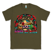 Army Green Cinco de mayo rainbow Classic Tee - FaDigitalArtStudio
