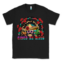 Black Cinco de mayo rainbow Classic Tee - FaDigitalArtStudio
