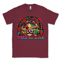 Burgundy Cinco de mayo rainbow Classic Tee - FaDigitalArtStudio
