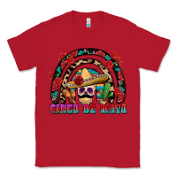 Red Cinco de mayo rainbow Classic Tee - FaDigitalArtStudio