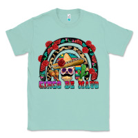 Seafoam Cinco de mayo rainbow Classic Tee - FaDigitalArtStudio