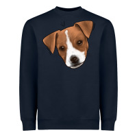 Navy Jack Russel Heavyweight Sweatshirt - Jasminsmagicworld