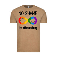Vintage Coffee no Shame Stimming Vintage Tee - CowhideDigitalArt