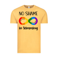 Vintage Mustard no Shame Stimming Vintage Tee - CowhideDigitalArt