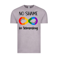 Vintage Zinc no Shame Stimming Vintage Tee - CowhideDigitalArt