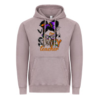 Vintage Zinc one spooky teacher Vintage Hoodie - SublimationCraftShop