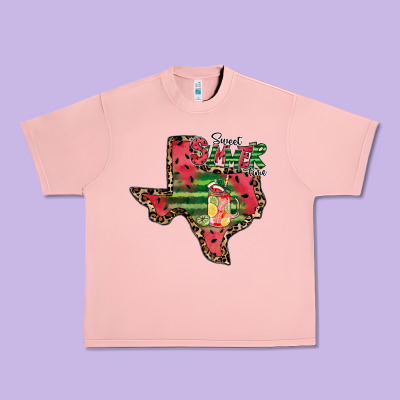 Sweet Summer Time Texas Urban Heavy Tee Designed By Cowhidedigitalart