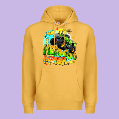 Hermano Mayor Premium Hoodie Designed By Barkaloodesign