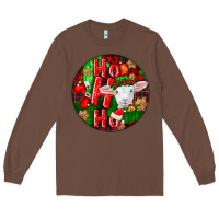 Chestnut ho ho ho merino wool baby sheep Long Sleeve Tee - LillyAllenDesigns