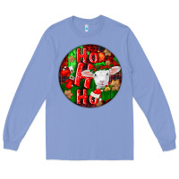 Colony Blue ho ho ho merino wool baby sheep Long Sleeve Tee - LillyAllenDesigns