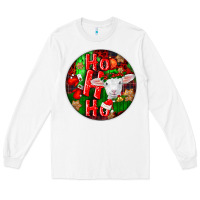 White ho ho ho merino wool baby sheep Long Sleeve Tee - LillyAllenDesigns