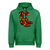 Emerald cowboy boots christmas Urban Hoodie - RanaPortraitStore