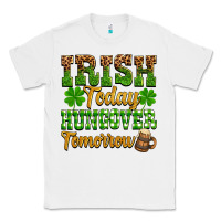 White St. Patrick's Irish today hungover tomorrow Classic Tee - OliviaCreatesArt
