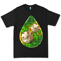 Black st.patrick's teardrop earrings Premium Tee - FaDigitalArtStudio