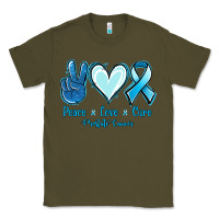Army Green Peace Love Cure Prostate Cancer Classic Tee - Jasminsmagicworld