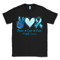 Black Peace Love Cure Prostate Cancer Classic Tee - Jasminsmagicworld