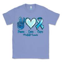 Colony Blue Peace Love Cure Prostate Cancer Classic Tee - Jasminsmagicworld
