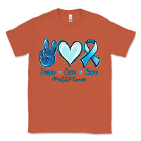 Copper Peace Love Cure Prostate Cancer Classic Tee - Jasminsmagicworld