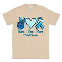 Mushroom Peace Love Cure Prostate Cancer Classic Tee - Jasminsmagicworld