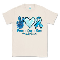 Natural Peace Love Cure Prostate Cancer Classic Tee - Jasminsmagicworld