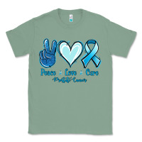 Sage Peace Love Cure Prostate Cancer Classic Tee - Jasminsmagicworld