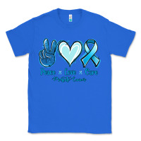 True Royal Peace Love Cure Prostate Cancer Classic Tee - Jasminsmagicworld