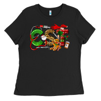 Black christmas cetified surgical technologist Ladies Tee - LillyAllenDesigns