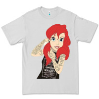 Dove Grey ariel tatoo Premium Tee - artisFamous