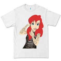 White ariel tatoo Premium Tee - artisFamous